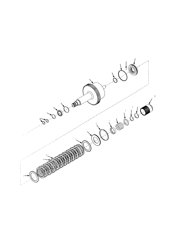 TRANSMISSION FOURTH SPEED CLUTCH SHAFT