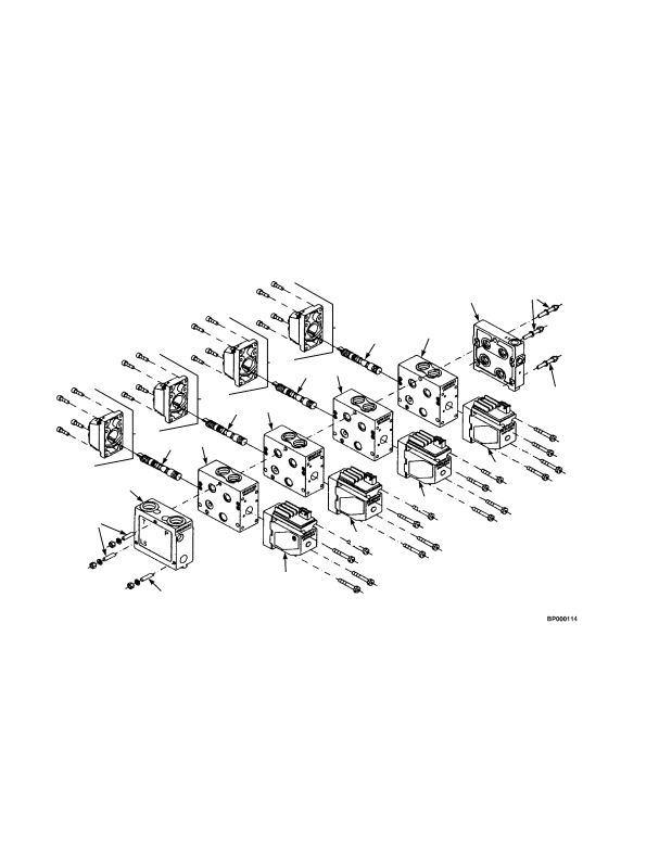 DIRECTIONAL CONTROL VALVE (S/N E019E01951A ->)
