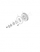 FRONT DRIVE PULLEY PERKINS DIESEL