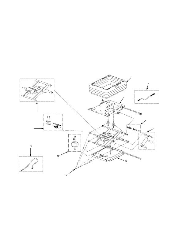 SEAT AIR SUSPENSION ASSEMBLY